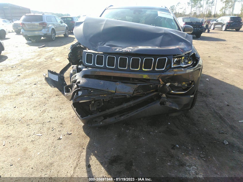 VIN 3C4NJDCB7MT524164 2021 JEEP COMPASS LIMITED