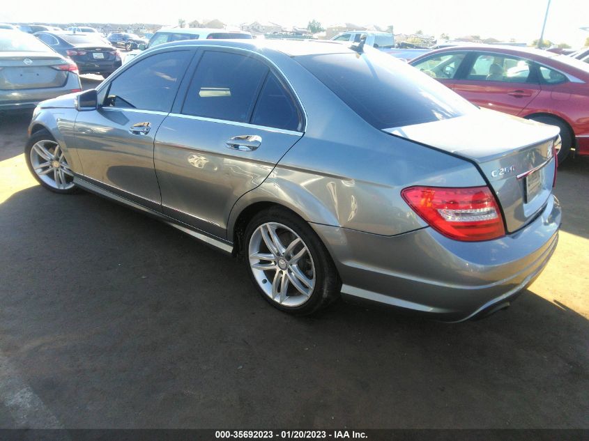 2013 MERCEDES-BENZ C-CLASS C 250 WDDGF4HB8DR259160