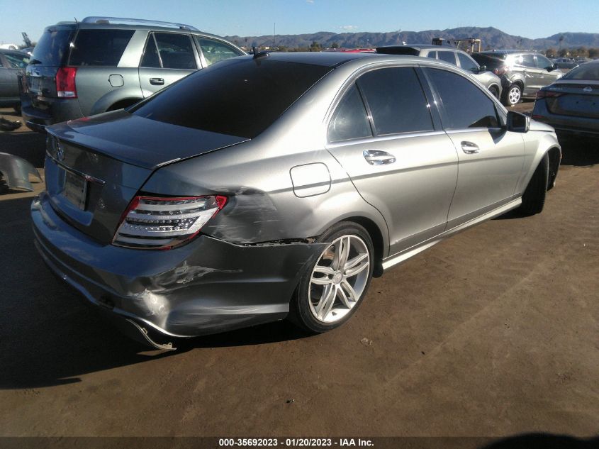 2013 MERCEDES-BENZ C-CLASS C 250 WDDGF4HB8DR259160