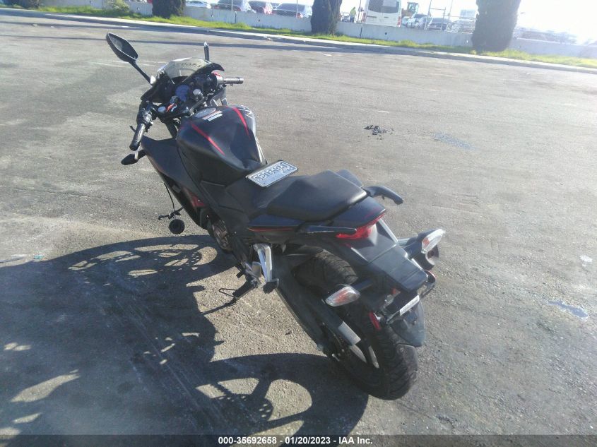 2022 HONDA CBR300 R - MLHNC5110N5800001