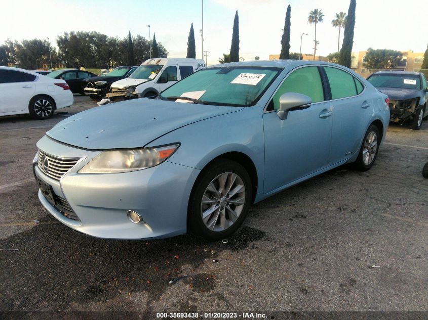 2013 LEXUS ES 300H HYBRID JTHBW1GG8D2001700