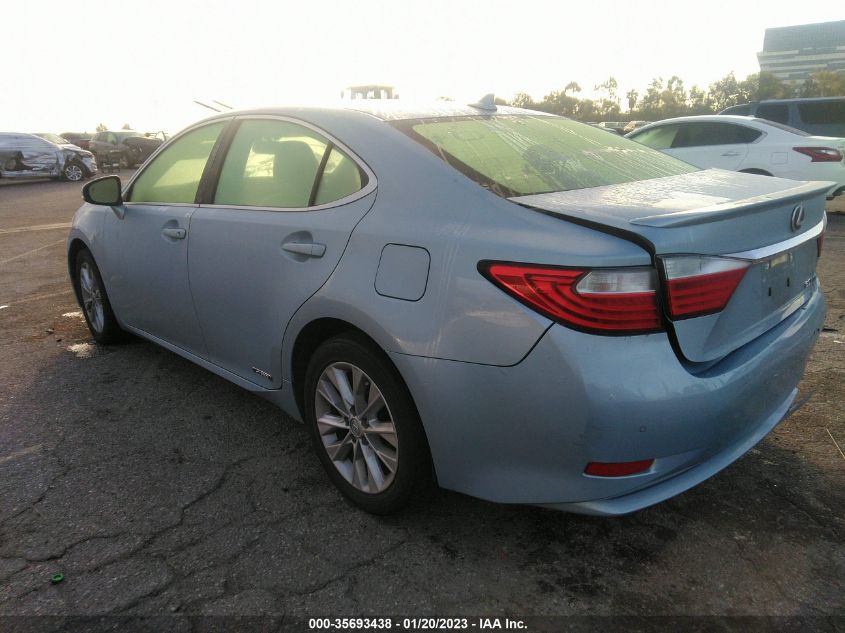 2013 LEXUS ES 300H HYBRID JTHBW1GG8D2001700