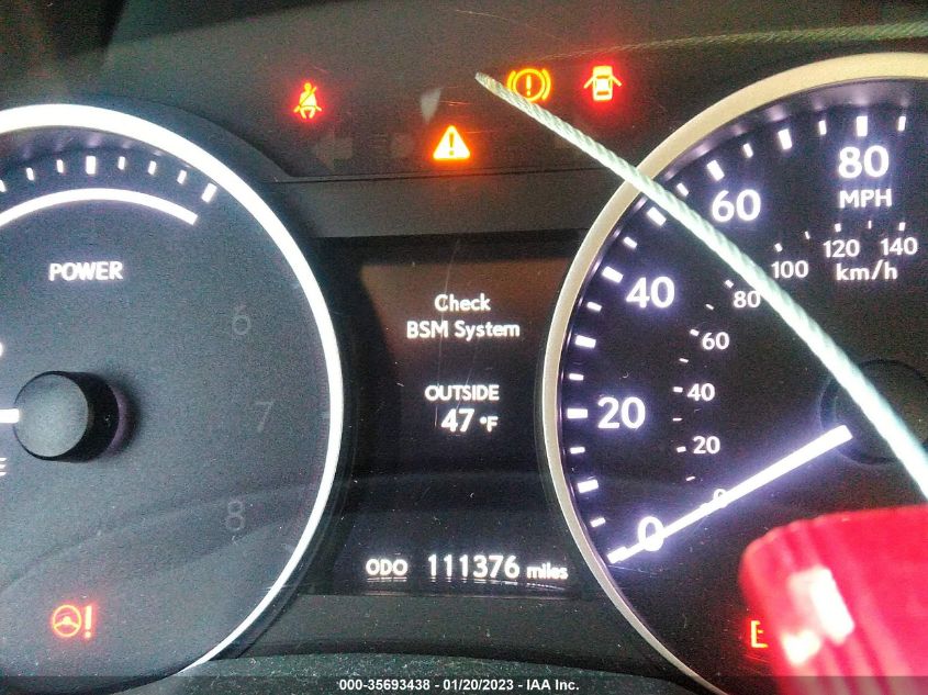 2013 LEXUS ES 300H HYBRID JTHBW1GG8D2001700