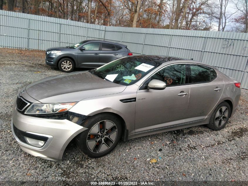 2013 KIA OPTIMA HYBRID EX KNAGM4AD7D5059466