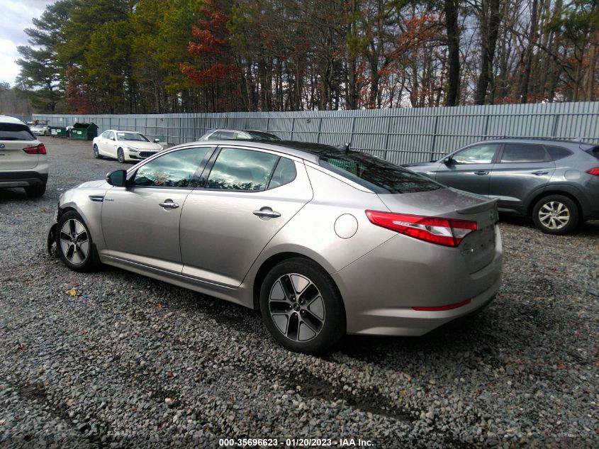 2013 KIA OPTIMA HYBRID EX KNAGM4AD7D5059466