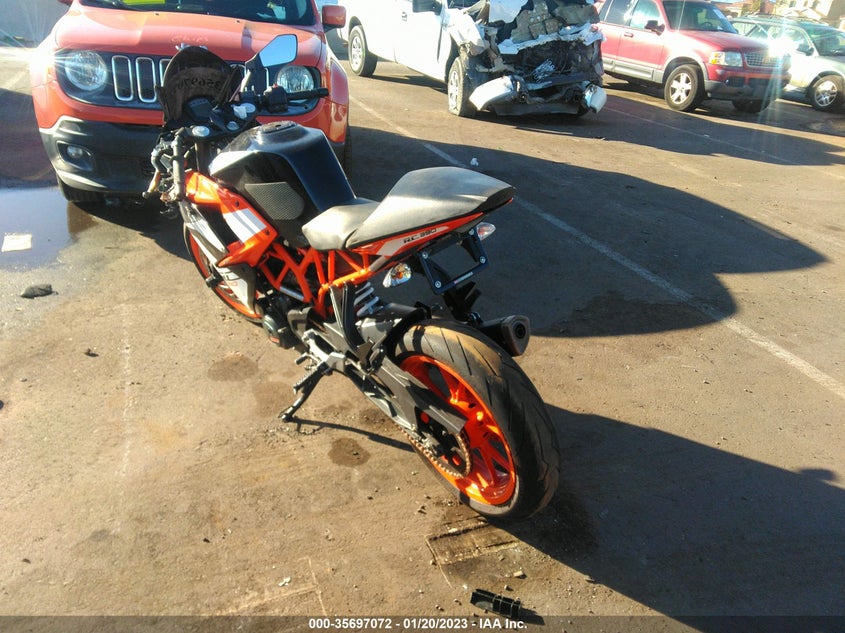 VIN MD2JYJ409HC274069 2017 KTM 390 DUKE