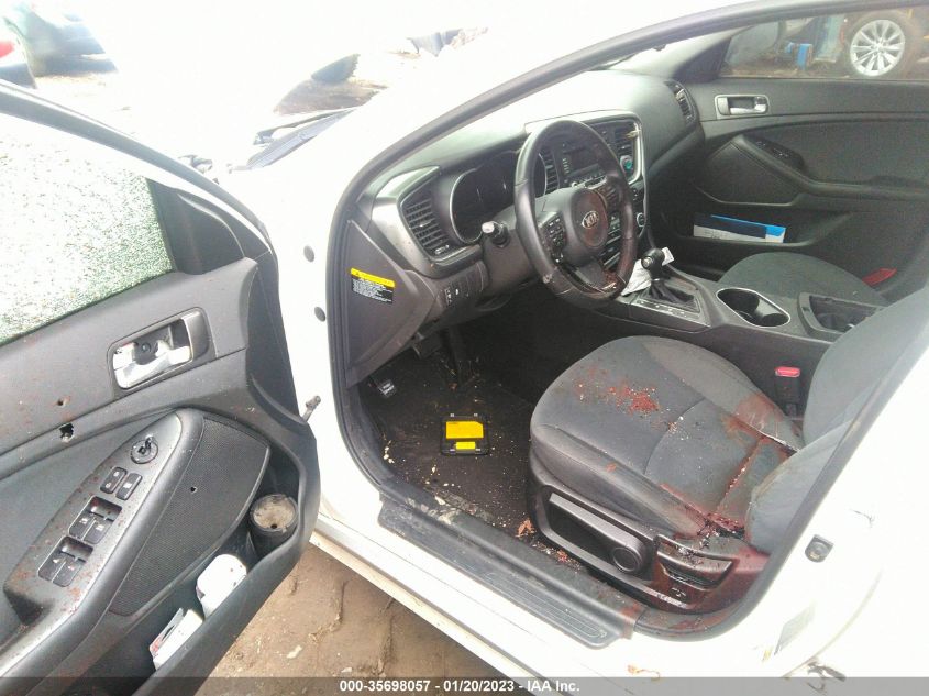 2015 KIA OPTIMA HYBRID KNAGM4AD8F5083553