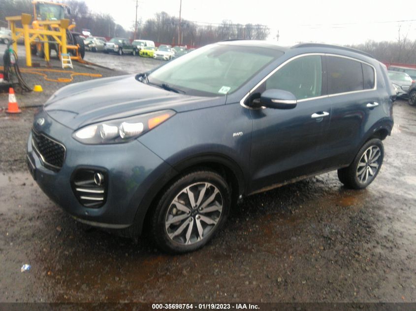 2018 KIA SPORTAGE EX KNDPNCAC4J7383492