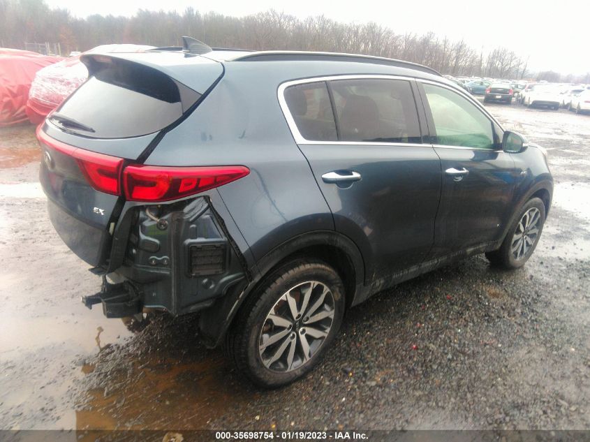 2018 KIA SPORTAGE EX KNDPNCAC4J7383492