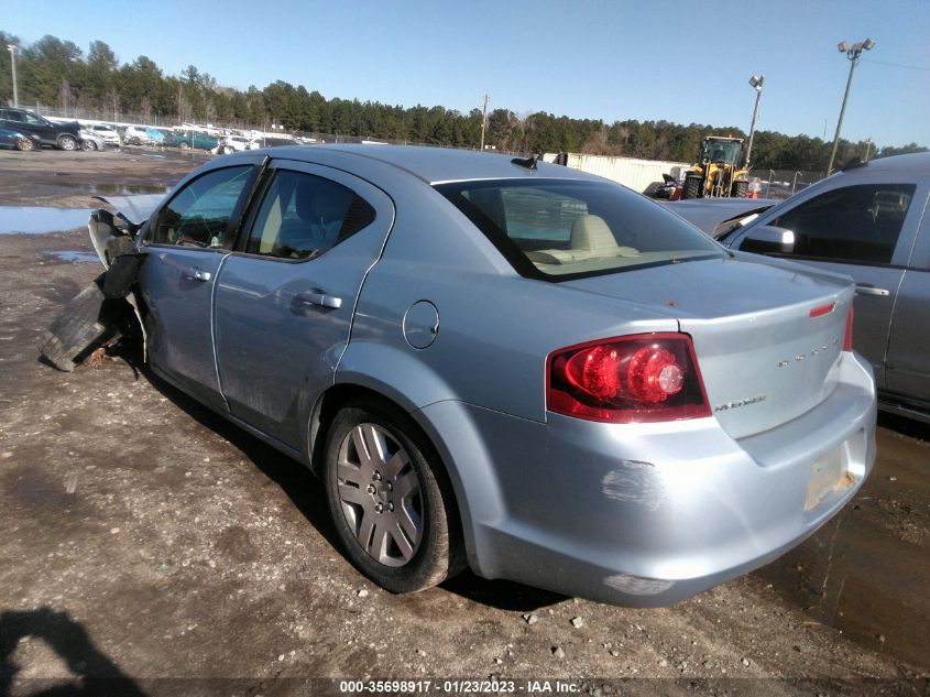2013 DODGE AVENGER SE - 1C3CDZAB9DN598950