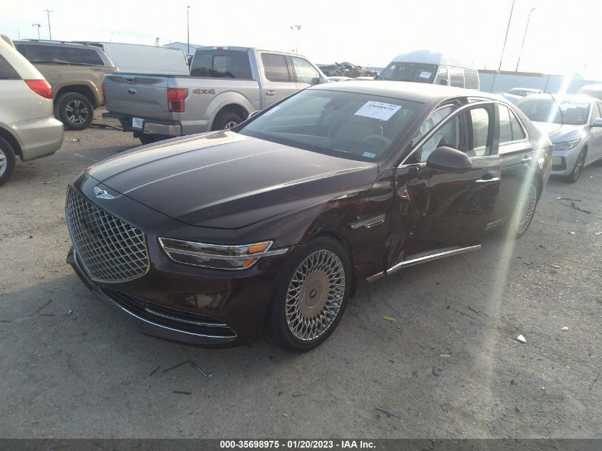 2020 GENESIS G90 3.3T PREMIUM KMTF34PA3LU076091