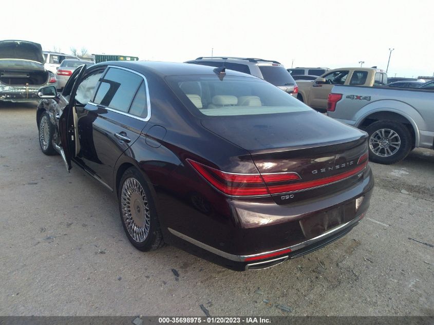 2020 GENESIS G90 3.3T PREMIUM KMTF34PA3LU076091