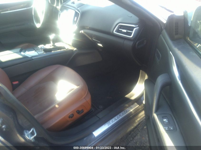 2017 MASERATI GHIBLI ZAM57XSA9H1251018