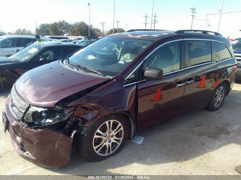 VIN 5FNRL5H68DB061673 2013 HONDA ODYSSEY no.2