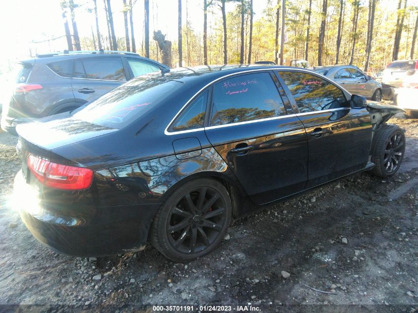 2013 AUDI A4 PREMIUM PLUS - WAUFFAFL2DN007036