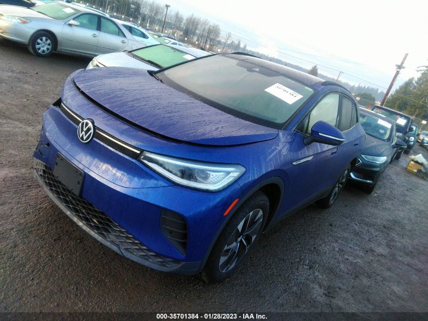2022 VOLKSWAGEN ID.4 PRO S WVGGNPE21NP050810
