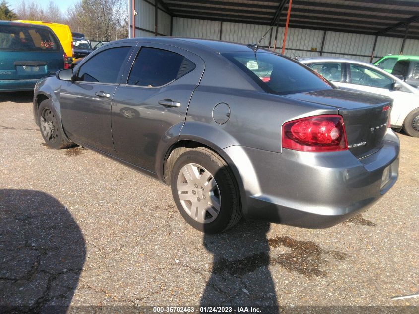 2013 DODGE AVENGER SE 1C3CDZAB5DN757026