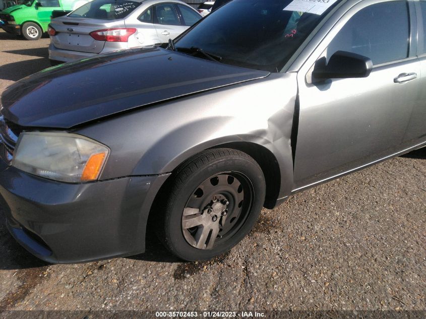 2013 DODGE AVENGER SE 1C3CDZAB5DN757026