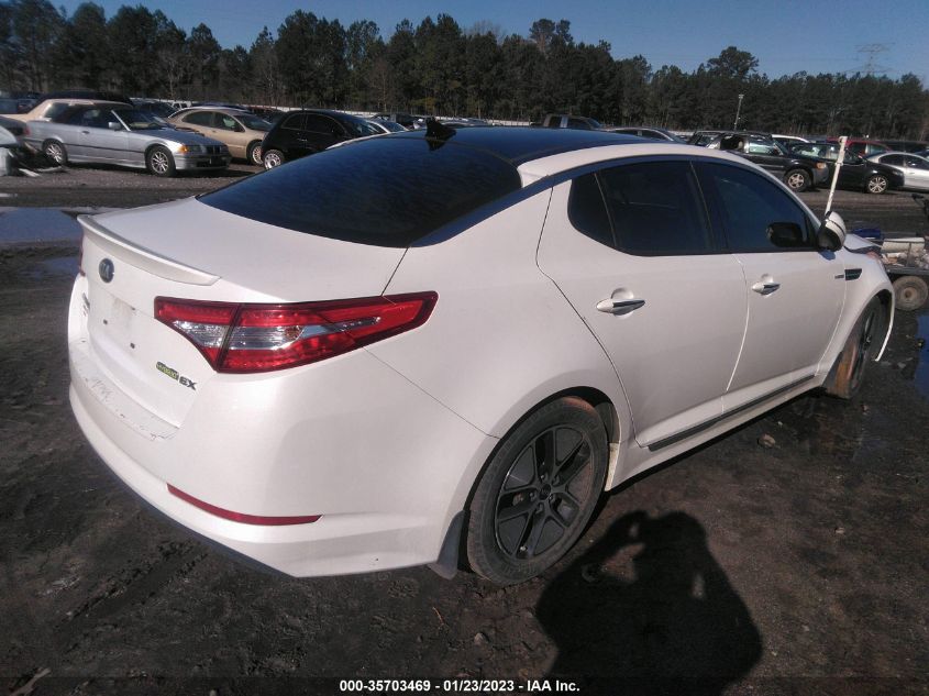 2013 KIA OPTIMA HYBRID EX - KNAGM4AD0D5041438