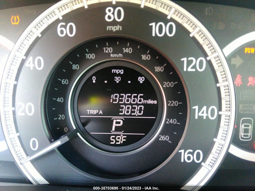 2013 HONDA ACCORD SDN EX-L 1HGCR2F86DA163703
