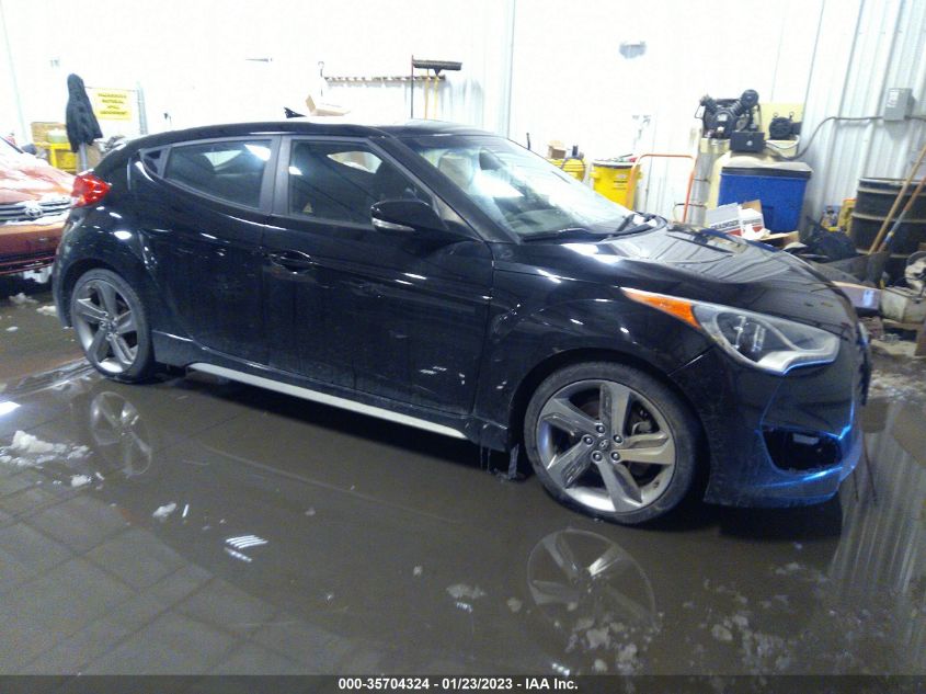 2014 HYUNDAI VELOSTER TURBO - KMHTC6AE9EU185467