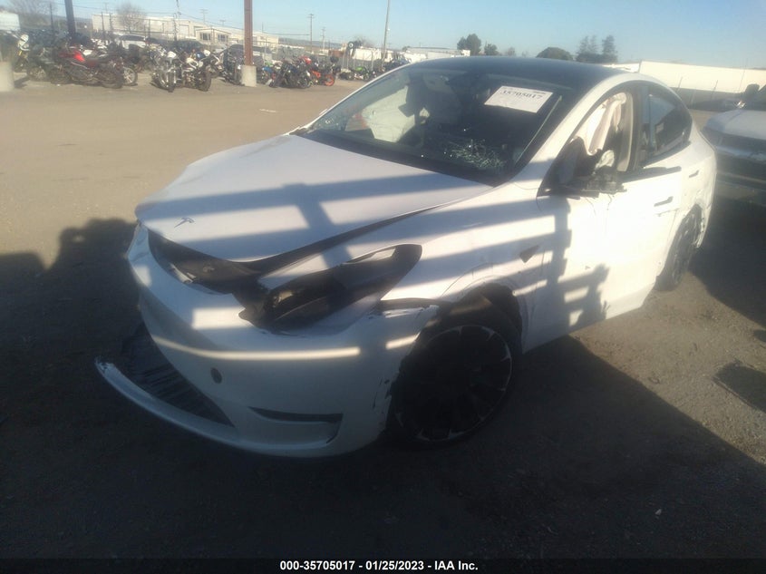 VIN 5YJYGDEE4MF095633 2021 TESLA MODEL Y LONG RANGE