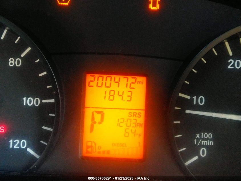 2013 MERCEDES-BENZ SPRINTER VANS WD4PE8CC5D5797364