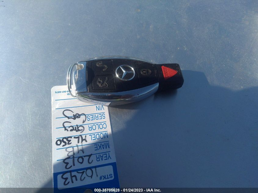 2013 MERCEDES-BENZ M-CLASS ML 350 4JGDA5JB0DA189952