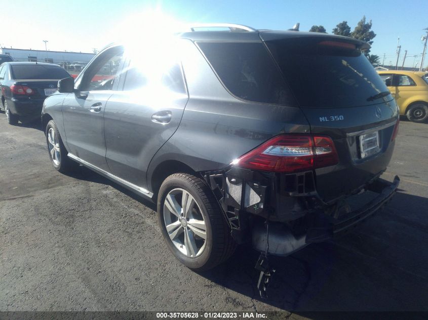 2013 MERCEDES-BENZ M-CLASS ML 350 4JGDA5JB0DA189952