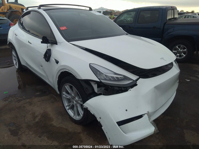 VIN 5YJYGDEE4MF273671 2021 TESLA MODEL Y LONG RANGE