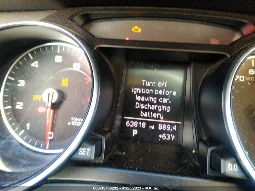2013 AUDI A5 PREMIUM PLUS WAULFAFR8DA045367