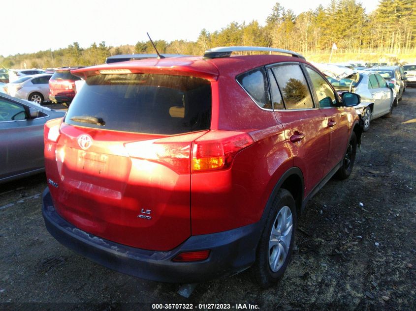 VIN 2T3BFREV0DW036160 2013 TOYOTA RAV4 no.4