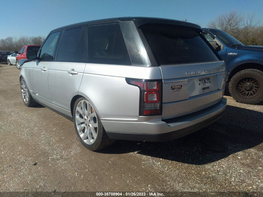 2014 LAND ROVER RANGE ROVER HSE SALGS2WFXEA179240
