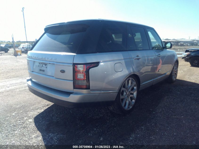 2014 LAND ROVER RANGE ROVER HSE SALGS2WFXEA179240