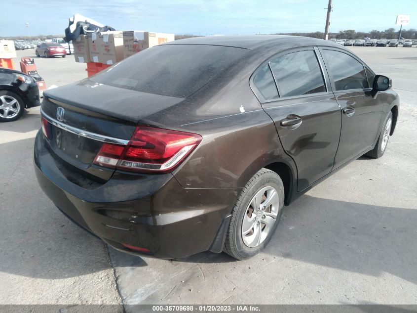 2013 HONDA CIVIC SDN LX 2HGFB2F55DH514108