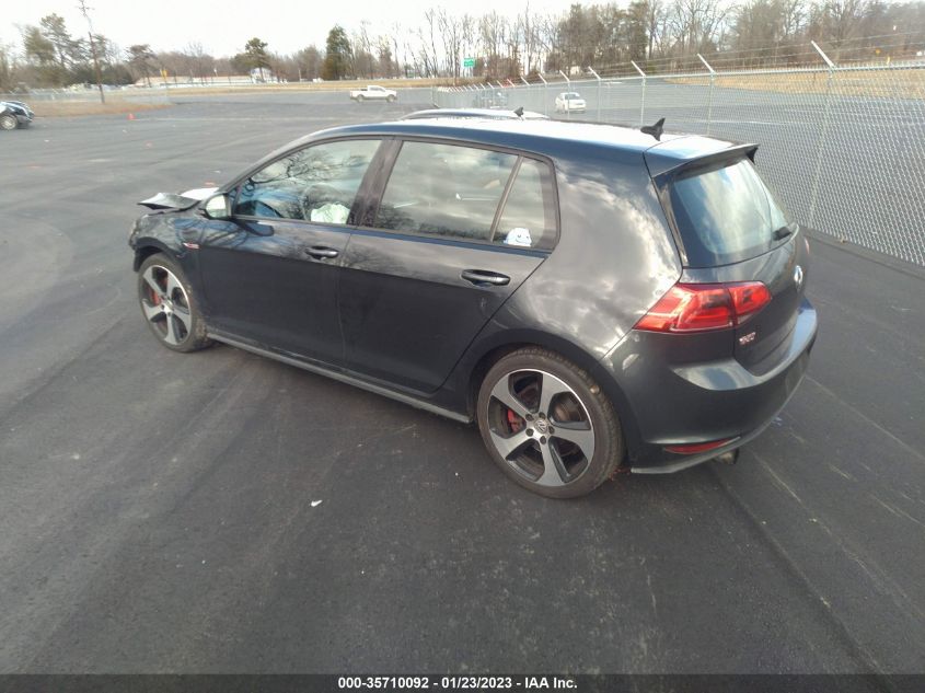 2017 VOLKSWAGEN GOLF GTI S/SE/AUTOBAHN/SPORT - 3VW447AU8HM050862