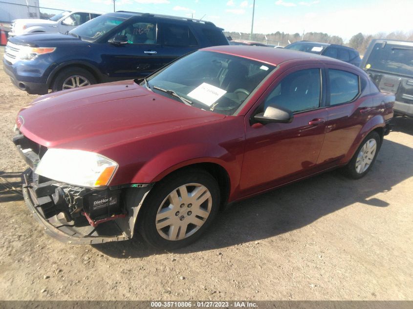 2014 DODGE AVENGER SE 1C3CDZAB2EN201760