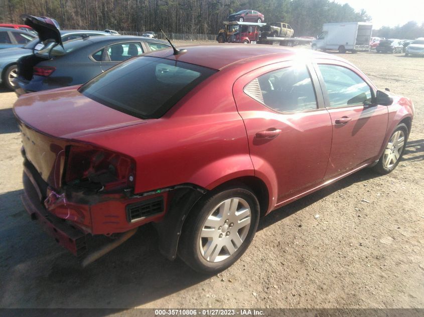 2014 DODGE AVENGER SE 1C3CDZAB2EN201760