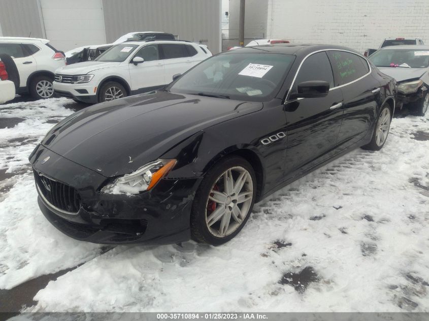 2014 MASERATI QUATTROPORTE S Q4 ZAM56RRAXE1084121