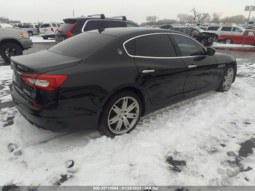 2014 MASERATI QUATTROPORTE S Q4 ZAM56RRAXE1084121
