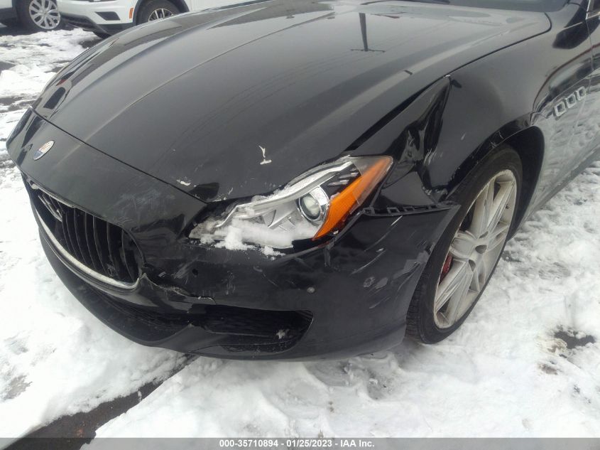 2014 MASERATI QUATTROPORTE S Q4 ZAM56RRAXE1084121