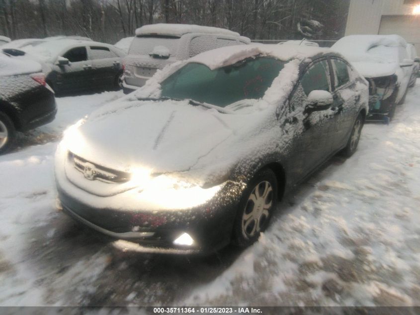 2013 HONDA CIVIC HYBRID 19XFB4F28DE200724