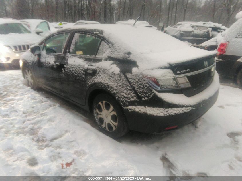 2013 HONDA CIVIC HYBRID 19XFB4F28DE200724