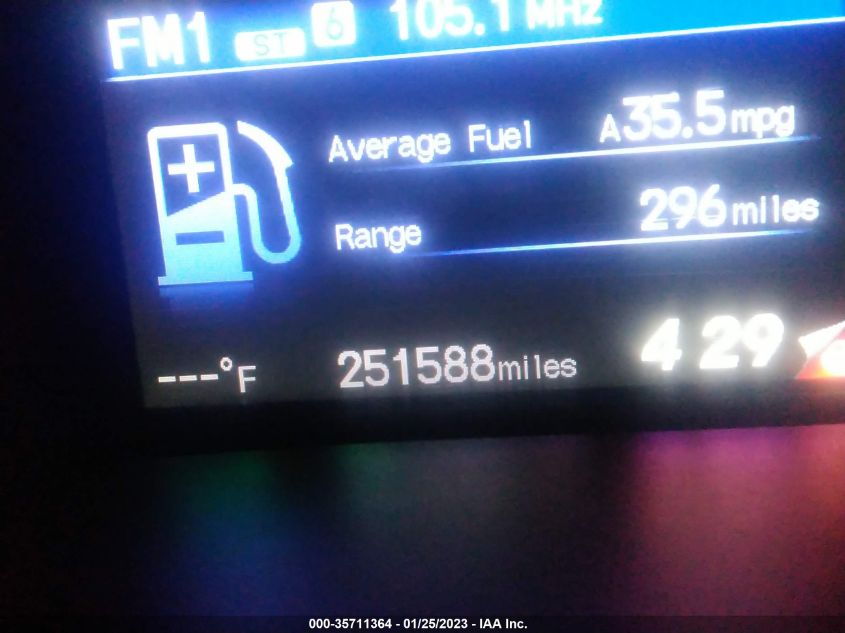 2013 HONDA CIVIC HYBRID 19XFB4F28DE200724