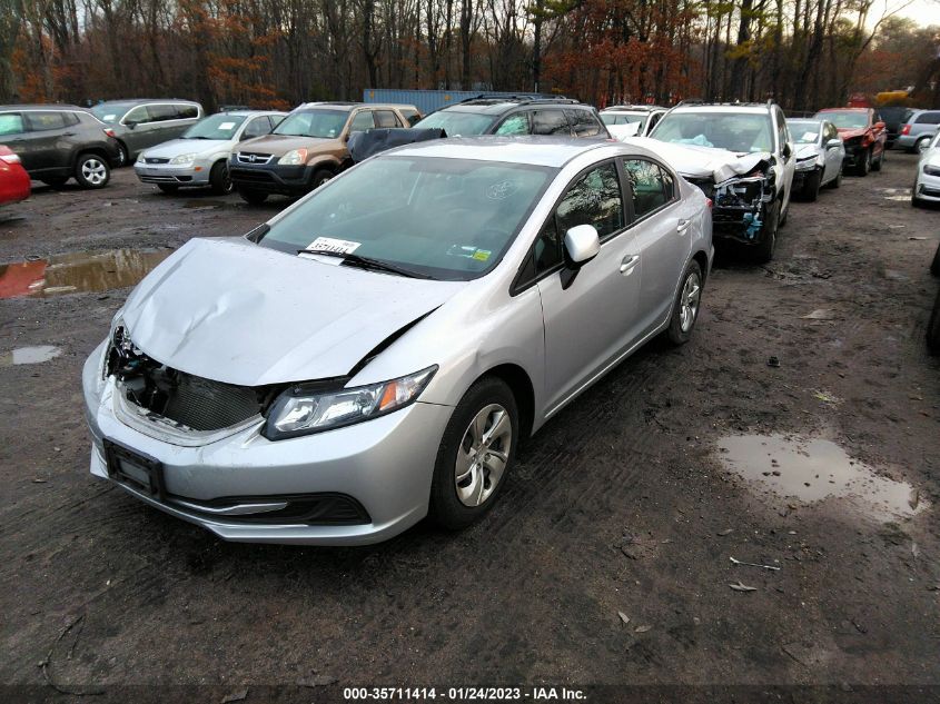 2013 HONDA CIVIC SDN LX 19XFB2F59DE203081