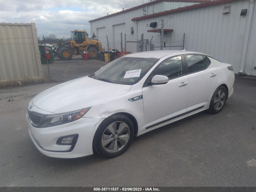 2014 KIA OPTIMA HYBRID EX KNAGN4AD7E5066903