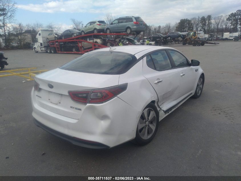 2014 KIA OPTIMA HYBRID EX KNAGN4AD7E5066903