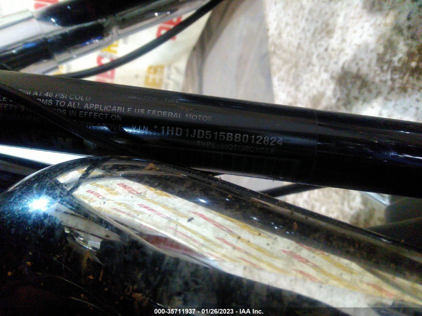 2011 HARLEY-DAVIDSON FLSTN 1HD1JD515BB012824