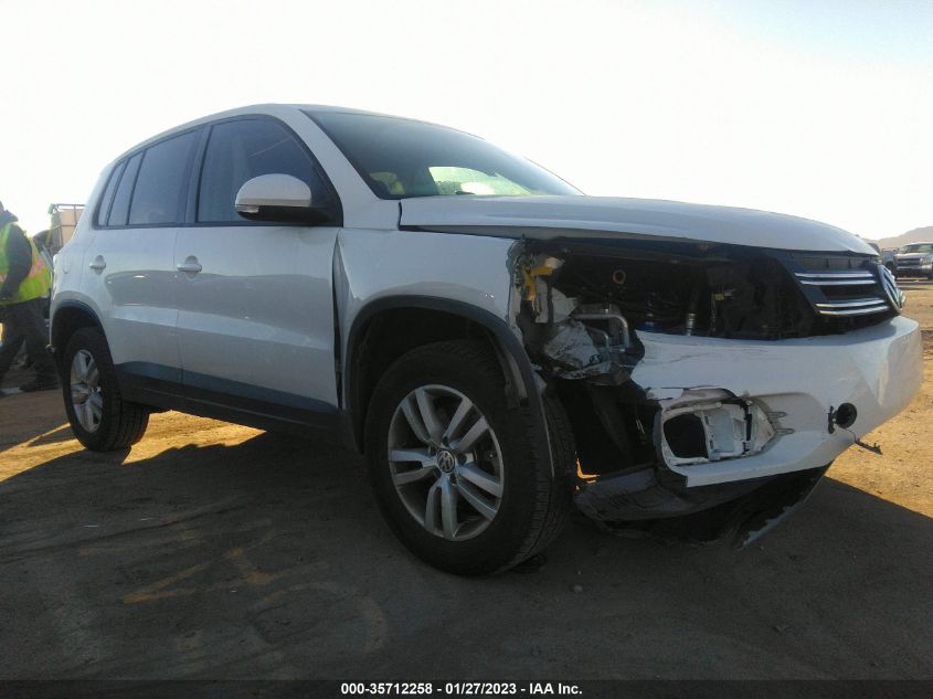 2014 VOLKSWAGEN TIGUAN S - WVGAV3AXXEW526817