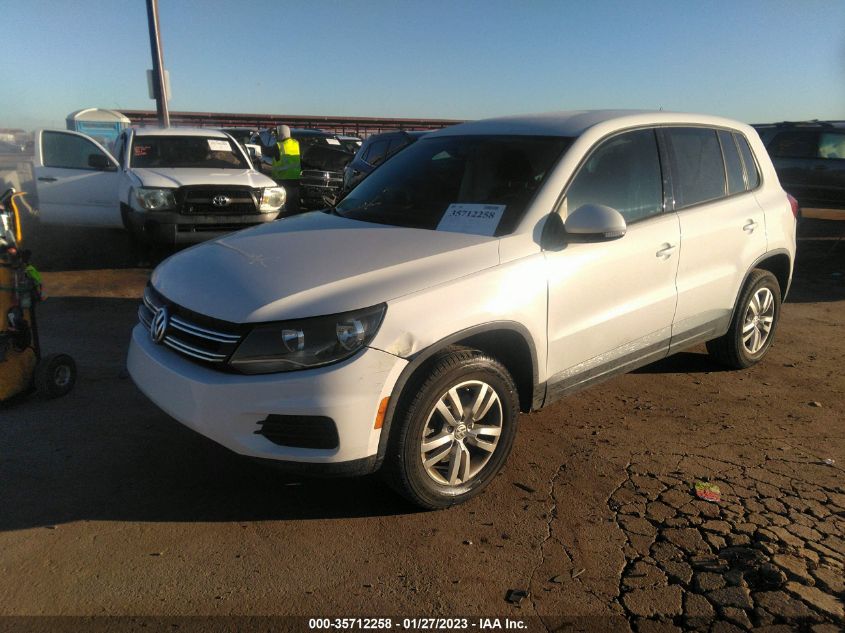 2014 VOLKSWAGEN TIGUAN S - WVGAV3AXXEW526817